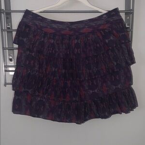 GAP Purple Skirt with Ruffled Tiers